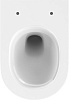 Унитаз подвесной Cersanit Brasko Vortex DPL EO slim, безободковый, торнадо, дюропласт, микролифт купить в СОМ