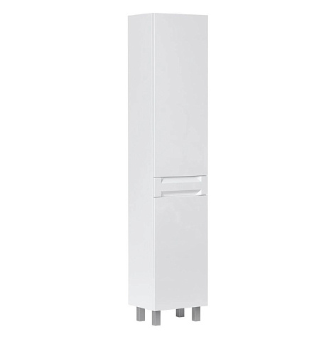 Пенал напольный Equil Corner 40, белый, с корзиной купить в СОМ