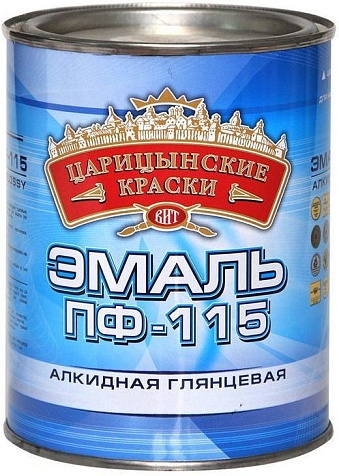 Эмаль ПФ-115 Царицынские краски, синий, 0.8 кг купить в СОМ