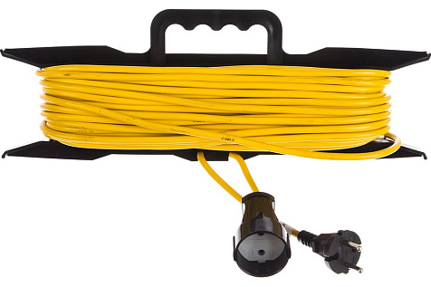 Удлинитель-шнур на рамке Союз 20м 1гн ЗК  10А IP20 2.2кВт купить в СОМ