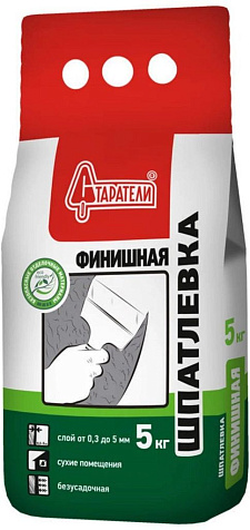 Шпатлевка СТАРАТЕЛИ Финишная, гипсовая, 5кг купить в СОМ