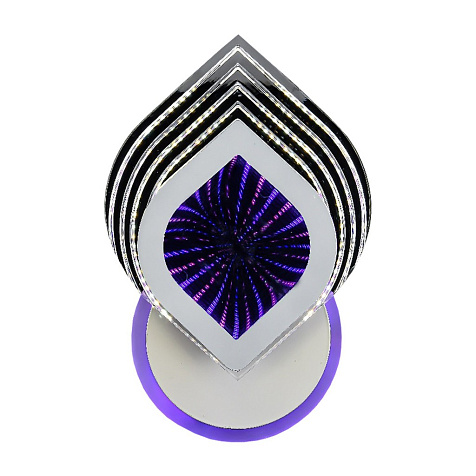 Светильник светодиодный настенный ЭкономСвет 51256/2wWT RBP+3D  18 W,3000 - 6500 К, 2400 Лм, до 16 м² купить в СОМ