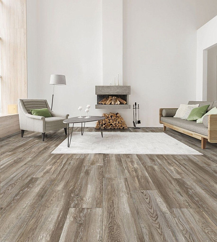 Керамогранит Global Tile Bremen  Серо-бежевый, 198х800х8.5 мм, 7 шт. = 1.1 кв. м GT208022015MCR купить в СОМ