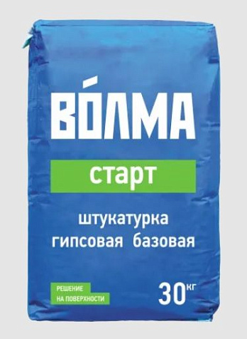 Штукатурка гипсовая ВОЛМА СТАРТ, 30 кг купить в СОМ