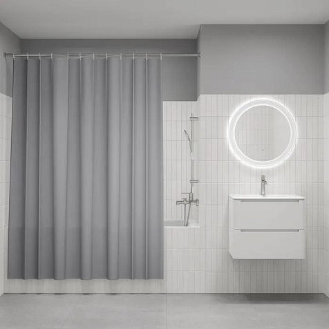 Штора для ванной Iddis BL07P24i11, 200 х240 см, полиэстер купить в СОМ