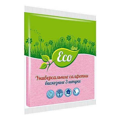 Салфетка ЕСО универсальная 30х30см 3шт купить в СОМ