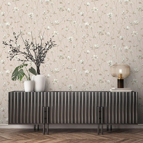 Обои виниловые на флизелиновой основе 7358-21 Euro Decor Магнолия, 1.06 х 10 м . купить в СОМ